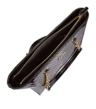 Patent Christie Chevron Shoulder Bag..حقيبة كتف كريستي  الحاصلة على براءة اختراع