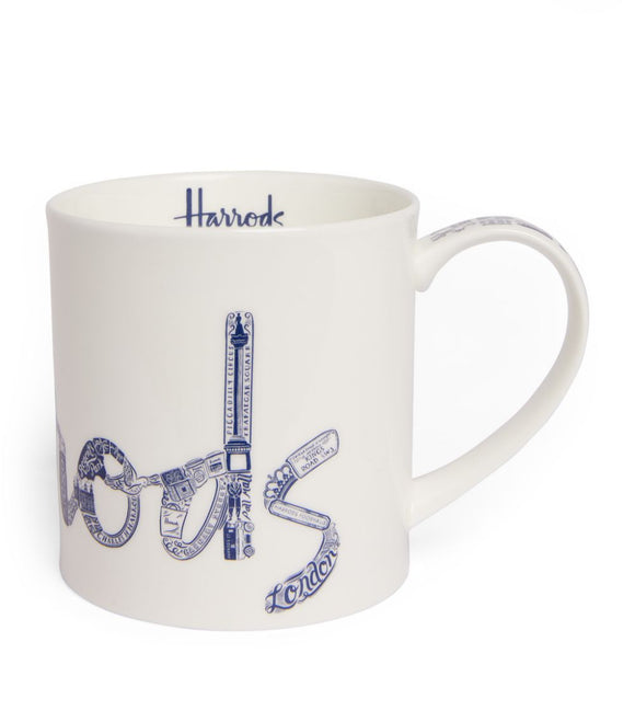 Harrods Logo Picture Font Mug...كوب بخط صورة شعار هارودز