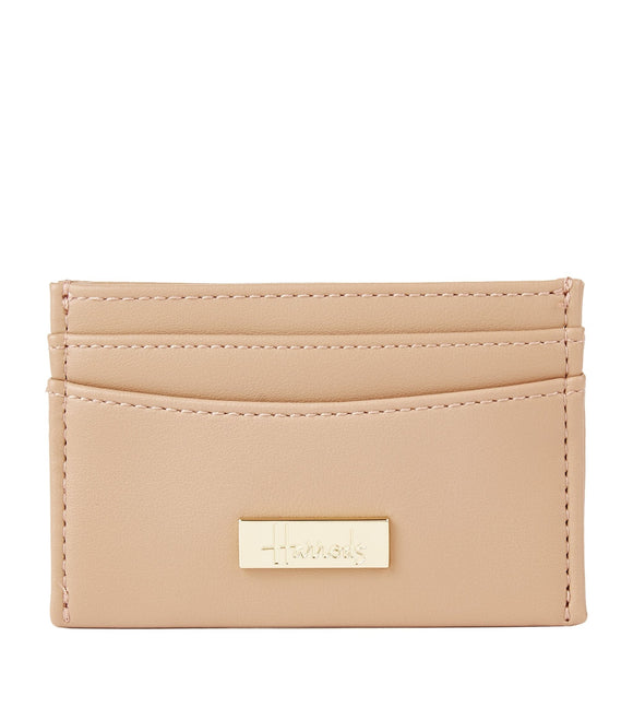 Harrods Beige Richmond Cardholder...حامل بطاقة هارودز ريتشموند باللون البيج