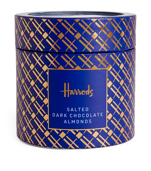 Harrods Salted Dark Chocolate Almonds (325g)