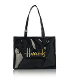 Signature Logo Shoulder Tote Bag Black