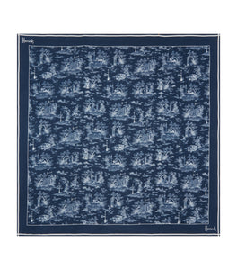 Harrods London Print Silk Scarf...وشاح حريري بطبعة لندن