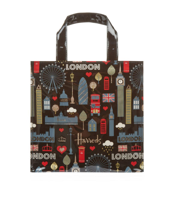 Small Glitter London Shopper Bag