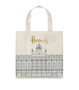 Small Illustrated Building Shopper Bag...حقيبة تسوق صغيرة مُصوَّرة للمباني