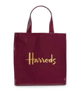 Small Logo Shopper Bag Burgundy