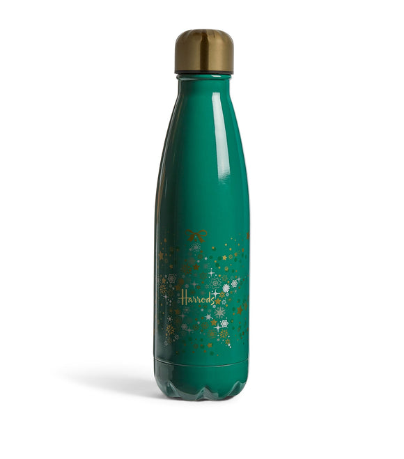 Harrods Green Star Travel Water Bottle...زجاجة مياه للسفر النجمة الخضراء.