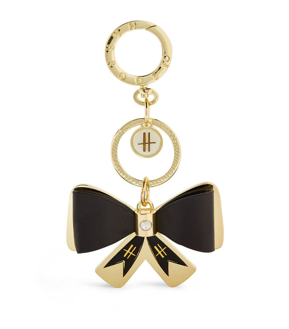 Harrods Large Bow Charm Keyring