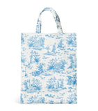 Medium Blue Wood Shopper Bag...حقيبة تسوق  متوسطة الحجم باللون الأزرق