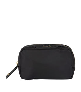 Harrods Black Logo Wandsworth Cosmetic Bag