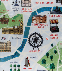 Harrods London Map Adult Apron...مريلة خريطة لندن للكبار
