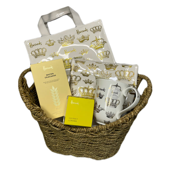 Crowns Bag and Mug Basket