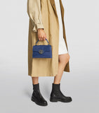 Harrods Brent Blue Grab Cross Body Bag...حقيبة كروس هارودز برنت زرقاء