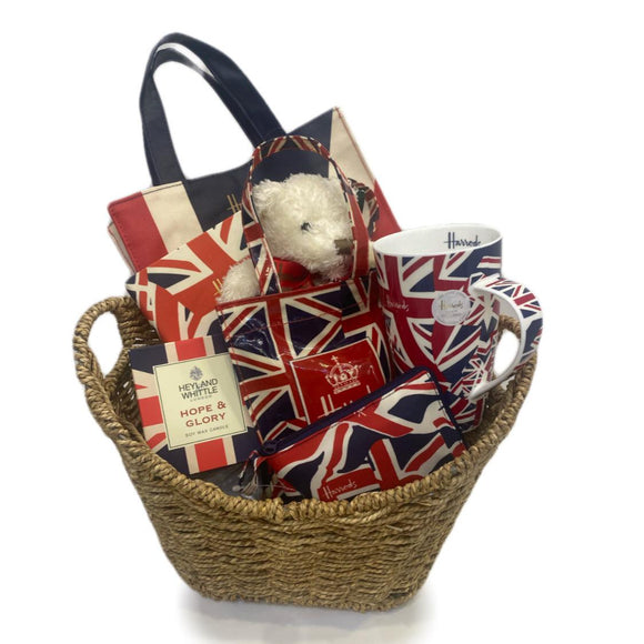 Union Jack Collection Bag and Mug Basket