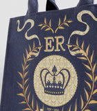 Small Navy Queen's Platinum Jubilee Shopper Bag