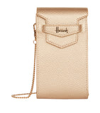 Harrods Nano Mini Gold Phone Bag