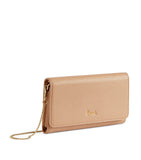 Harrods Neutral Oxford Chain Wallet