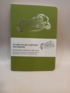 A5 Harrods Vintage Green Logo Notebook..دفتر ملاحظات بشعار هارودز  باللون الأخضر