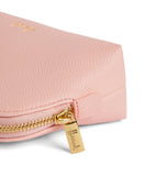 Harrods Oxford Pink Half Moon Cosmetic Bag...حقيبة مستحضرات تجميل هارودز أكسفورد وردية فاتحة
