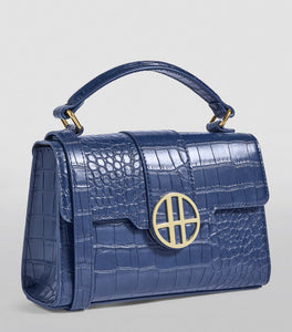 Harrods Brent Blue Grab Cross Body Bag...حقيبة كروس هارودز برنت زرقاء