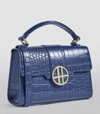 Harrods Brent Blue Grab Cross Body Bag...حقيبة كروس هارودز برنت زرقاء