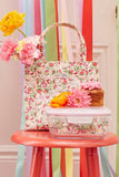 Showstopper Ditsy Small Book Bagحقيبة كتب صغيرة بنقشة زهور رائعة