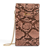 Nano Mini Snake Print Phone Bag