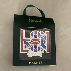 Harrods London Metal Magnet مغناطيس معدني لندن هارودز