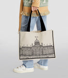 Large Hand Drawn Shopper Tote Bag