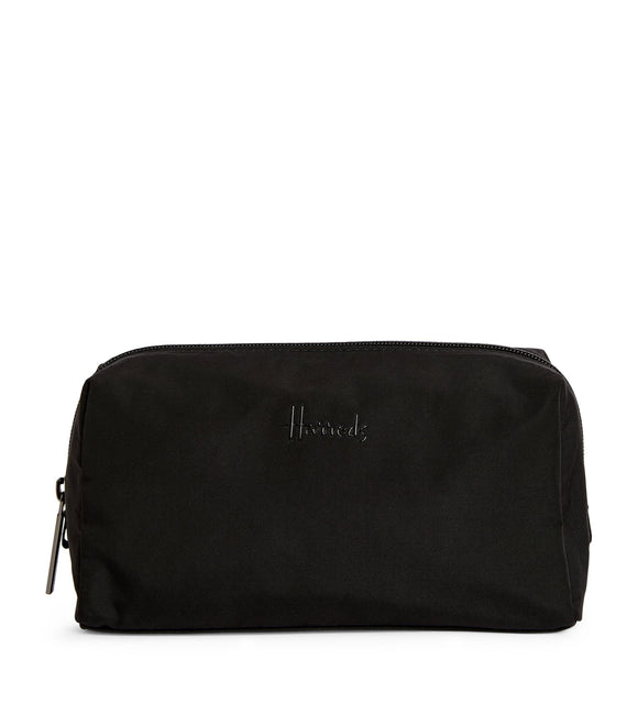 Harrods Black Layton Washbag...حقيبة هارودز لايتون السوداء