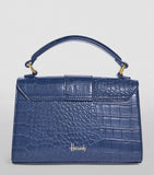 Harrods Brent Blue Grab Cross Body Bag...حقيبة كروس هارودز برنت زرقاء