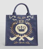 Small Navy Queen's Platinum Jubilee Shopper Bag