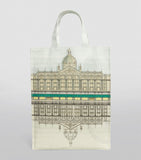 Harrods Architecture Medium Shopper Bag.. حقيبة تسوق متوسطة الحجم بنقشة الهندسة المعمارية لهارودز