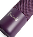 Harrods Purple Silicone Grip Water Bottle