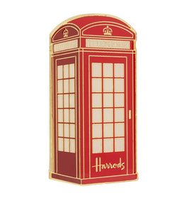Harrods Telephone Box Metal Magnet..مغناطيس معدني على شكل صندوق الهاتف
