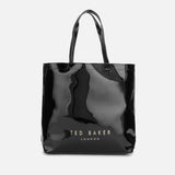 Ted Baker Women's Nicon Knot Bow Large Icon Bag - Blackحقيبة تيد بيكر النسائية بحجم كبير بأيقونية سوداء