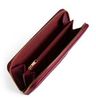 Harrods Finchley Long Wallet Maroon Logo