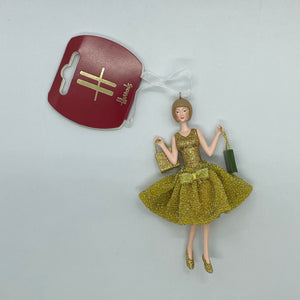 Harrods Gold Glitter Dress Girl..فستان هارودز الذهبي اللامع للبنات