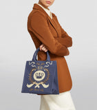 Small Navy Queen's Platinum Jubilee Shopper Bag