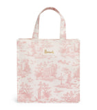 Pink Toile Small Shopper Bag