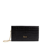 Harrods Croc-Embossed Oxford Chain Wallet