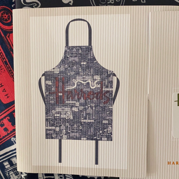 Harrods Picture Font Apron