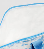 Harrods Toile Blue Large Foldaway Bag