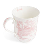 Harrods Pink Toile Mug..كوب هارودز الوردي
