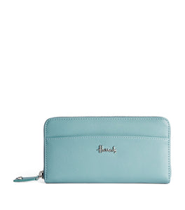 St James Blue Long Wallet...محفظة هارودز سانت جيمس الطويلة باللون الازرق الفاتح