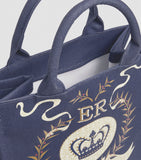 Small Navy Queen's Platinum Jubilee Shopper Bag