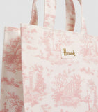 Pink Toile Small Shopper Bag