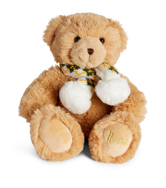 Harrods Christmas Boy Bear (21cm)دب عيد الميلاد من هارودز (21 سم)