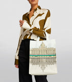 Harrods Architecture Medium Shopper Bag.. حقيبة تسوق متوسطة الحجم بنقشة الهندسة المعمارية لهارودز