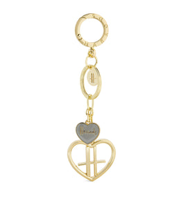 Harrods Heart Bag Charm Keyring