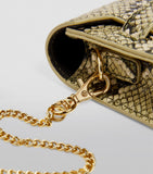 Nano Mini Olive Croc Embossed Phone Bag